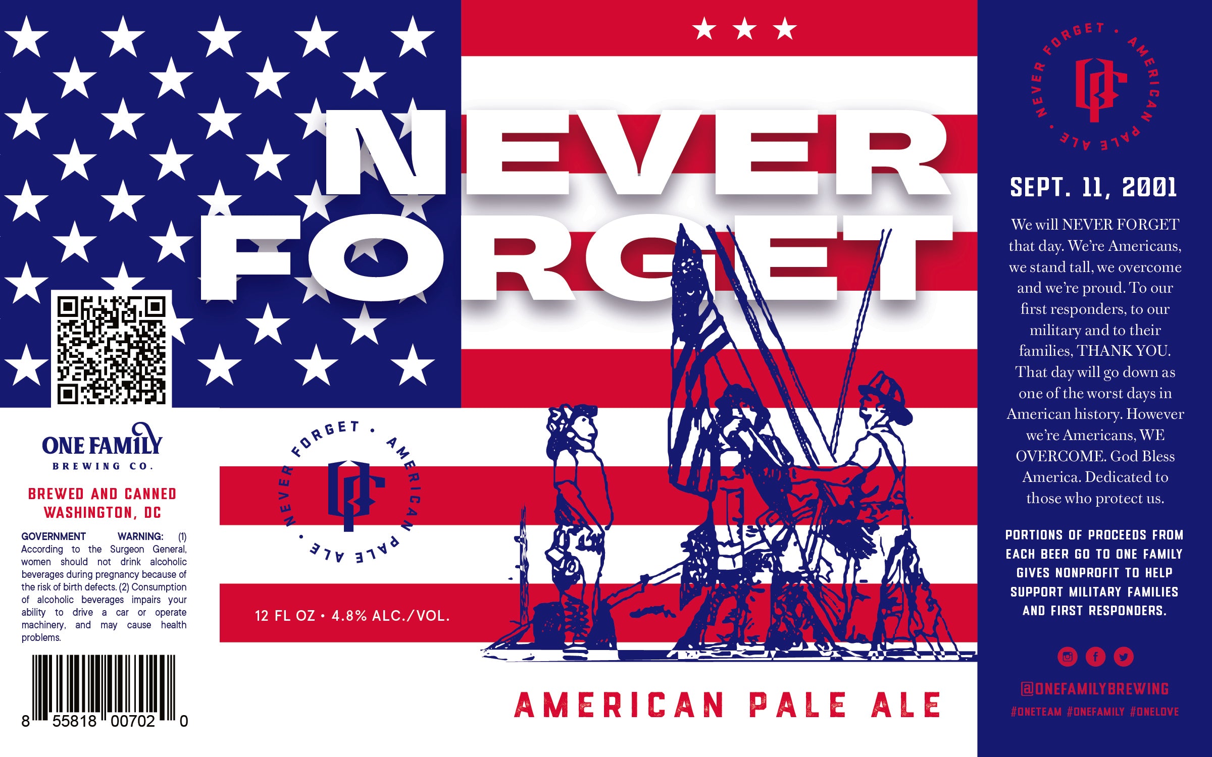Never Forget American Pale Ale - Pre Order