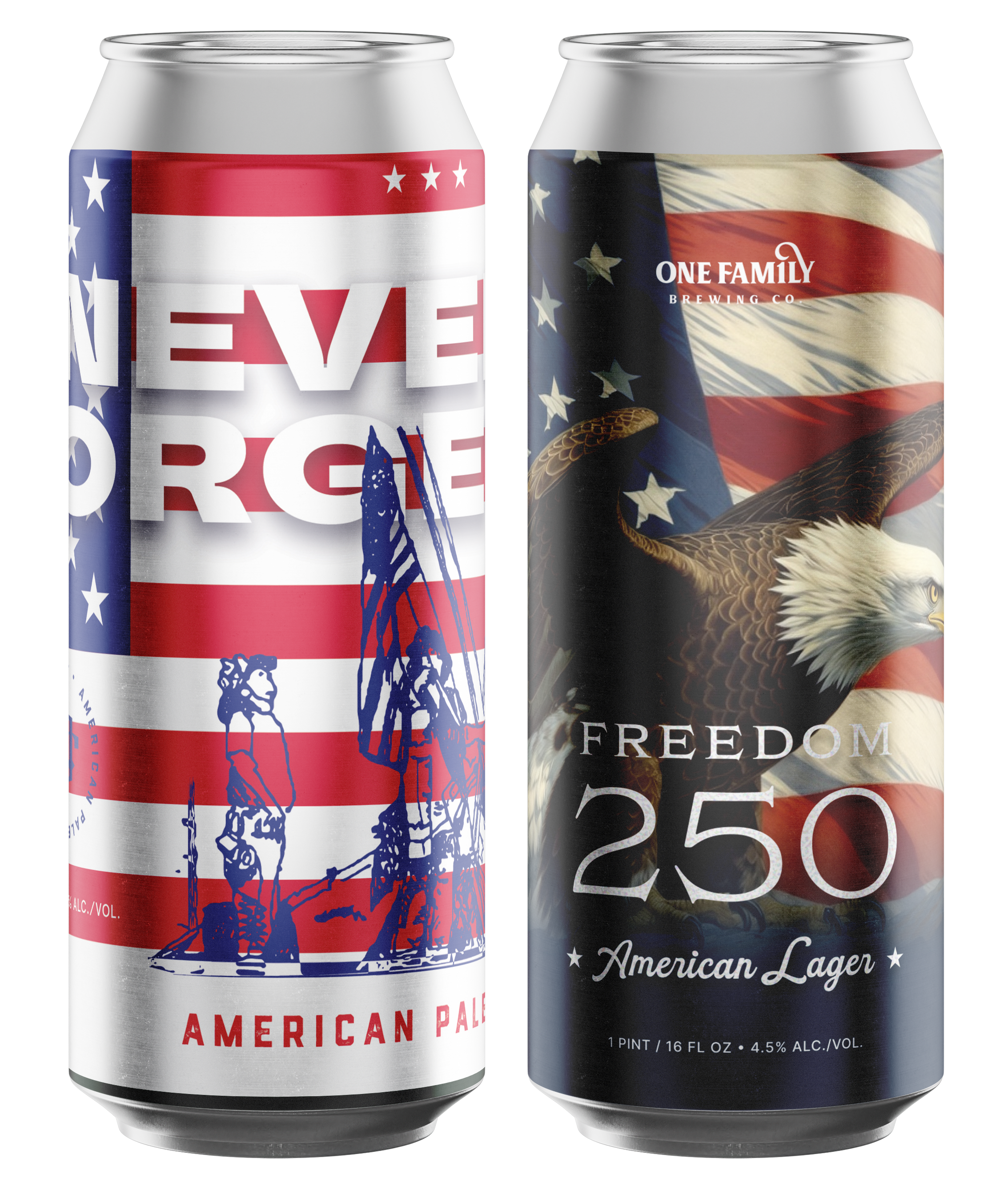 Bundle One Family Brewing Never Forget/Freedom 250