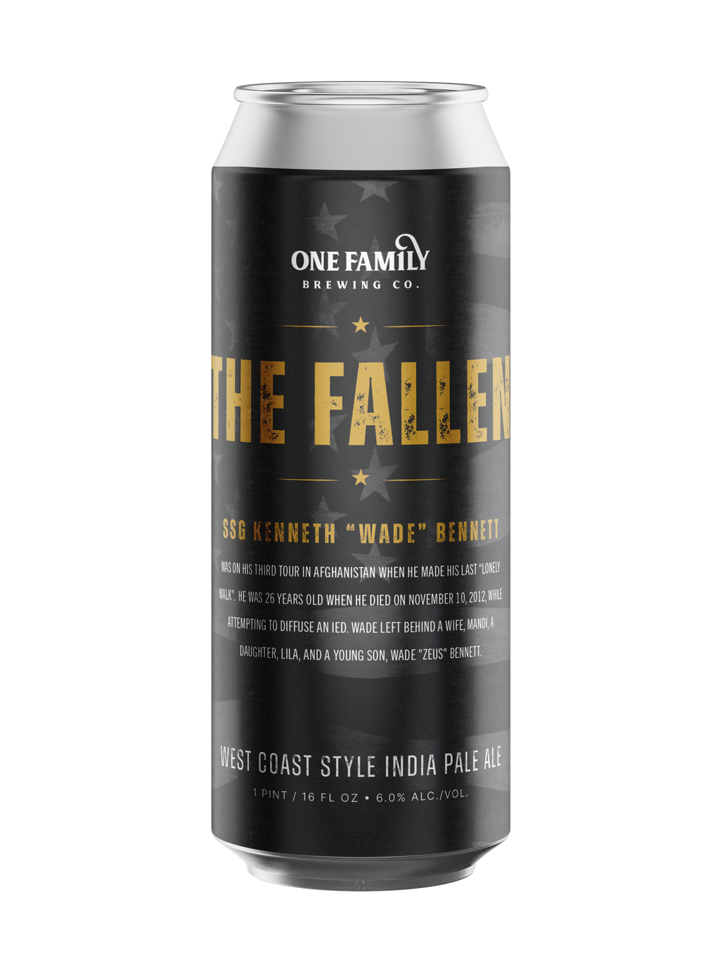 The Fallen West Coast style IPA - 4PK/16 oz cans