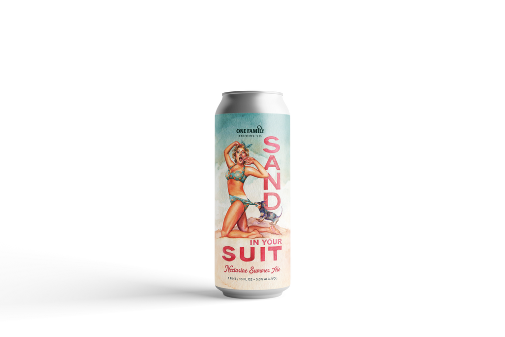 Sand In Your Suit Nectarine Summer Ale - 4PK/16 oz cans